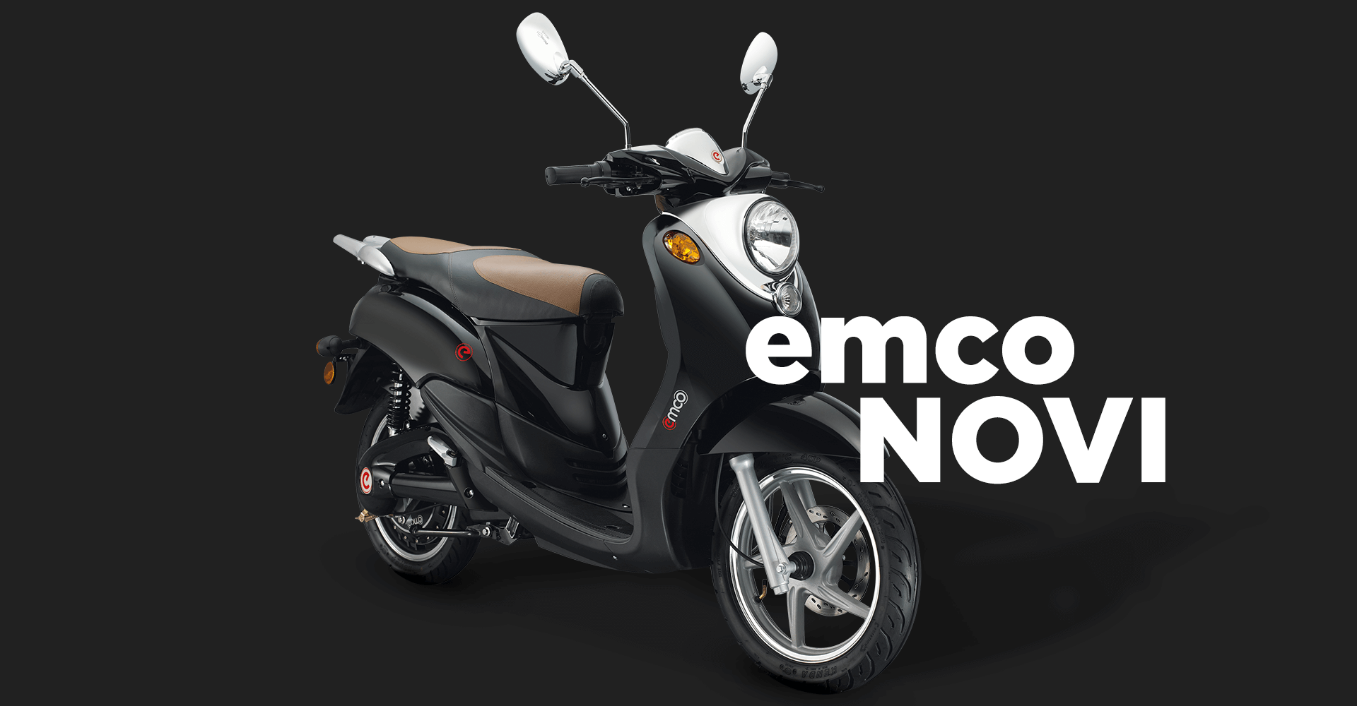Classic e-scooter from emco in blue.